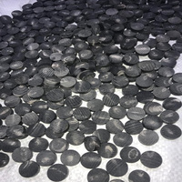 Tombol jepret tanduk kerbau alami terbaik kualitas tinggi pola Bulat tanpa lubang dari produsen tombol hitam teratas India