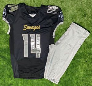Uniformes de Fútbol Americano Personalizados de Alta Calidad con Impresión Digital Transpirable, para Hombres Adultos, Tallas Grandes, Marca Personalizada - Product Image 3