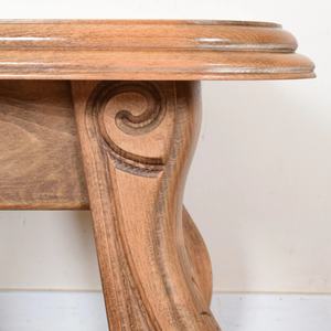โต๊ะกาแฟ Luca ทำจากไม้สักแท้คุณภาพสูง พร้อมการตกแต่งแบบธรรมชาติ สำหรับใช้ภายในหรือภายนอกอาคาร - Product Image 3