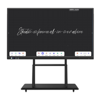 Tableau blanc interactif électronique LED Full HD avec processeur Intel Core I3/i5/i7, système d'exploitation Android et Windows pour l'enseignement