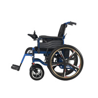 Rueda trasera extra grande de 24 pulgadas, silla de ruedas eléctrica manual de doble uso. 50171- L292