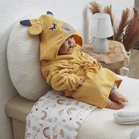 Albornoz suave para bebé de 0 a 6 meses, cómodo Albornoz infantil lavable a máquina, colores surtidos, gris, Amarillo, Azul, venta al por mayor