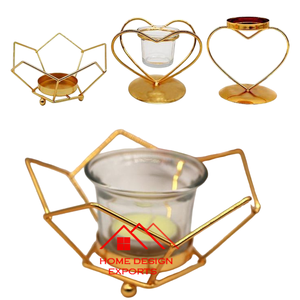 Décoration de dessus de table de support de chandelier décoratif en métal noir de conception élevée pour des tables de dîner - Product Image 5