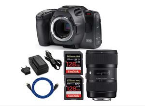 H & S POCKET CINEMA CAMERA BLACK-MAGICS 6K G2 CANONS EF AVEC SIGMA 18-35MM BUNDLE NOUVEAU - Product Image 4