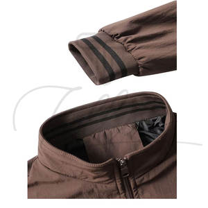 Nueva Llegada, Chaqueta de Invierno para Hombre, Cierre Completo, Lona, Resistente al Viento, Transpirable, Corte Ajustado, Tallas Grandes, Estilo Urbano, Logotipo Frontal Personalizado - Product Image 3