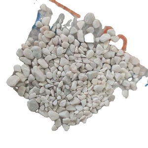 Piedra de Vietnam más vendida, blanco marfil, blanco crema, blanco lechoso, piedra Natural redonda pequeña para revestimiento de suelo, tipo guijarro - Product Image 1