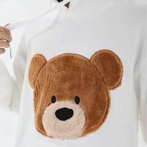 Sudaderas con capucha para hombre de la mejor calidad con nuevo diseño Sudadera con capucha bordada de chenilla Venta directa de fábrica Sudadera con capucha bordada para hombre - Product Image 4