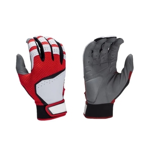 Guantes de béisbol de piel de oveja de alta calidad Guantes de bateo de entrenamiento de tela de malla elástica de cuero PU en Affordab - Product Image 1
