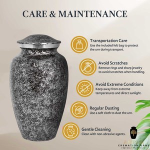 โกศบรรจุอัฐิแบบยุโรป/อเมริกัน ทนทาน ขนาด 10 นิ้ว เป็นมิตรกับสิ่งแวดล้อม ดีไซน์ปรับแต่งได้ สำหรับพิธีศพ - Product Image 6