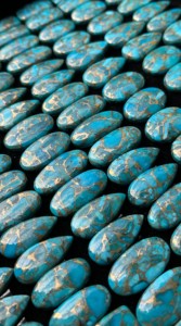 Cabujón liso turquesa de cobre azul Natural de alta calidad, piedras preciosas genuinas sueltas, tamaño personalizado para la fabricación de joyas - Product Image 5