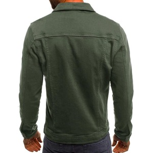 Vente en gros 2025 Logo personnalisé conçu veste en jean vintage pour hommes élégant respirant tissu lourd solide toutes les couleurs disponibles - Product Image 6