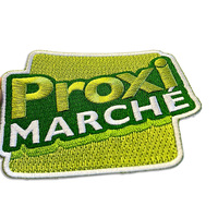 Grands patchs brodés personnalisables écologiques à coudre ou à repasser, en tissu sergé, motifs personnalisés de cœur et de fleurs pour vêtements et chapeaux