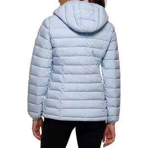 Adjustable hot-selling women winter puffer custom hooded collar Quilted windproof plus-size puffer jackets - Product Image 3