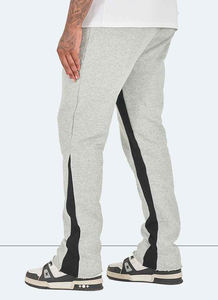 Pantalones de Jogger Unisex de alta calidad, pantalones de chándal para hombre, logotipo personalizado bordado, pierna recta, forro polar, cordón, cierre de cintura elástica - Product Image 2