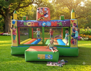 Centro de Parque de Diversiones Inflable Balorama, Material de PVC, Tamaño 4x5x2.5 Metros, con Emocionante Castillo Inflable Modelo 90105 - Product Image 1