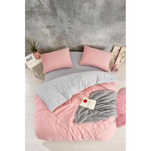 Nevresim Dünyası Juego de funda nórdica doble en polvo de color sólido Juegos de funda nórdica Premium - Product Image 1