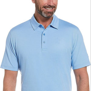 เสื้อยืดผู้ชายทรงเข้ารูป แขนสั้น ผ้าถักพิมพ์ลาย 3 มิติ ยืดหยุ่น แห้งเร็ว กันยับ เป็นมิตรต่อสิ่งแวดล้อม เหมาะสำหรับใส่เป็นทางการ - Product Image 1