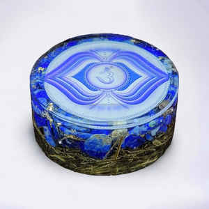 Sept Chakras Guérison Pierre Précieuse Naturelle Orgonite Premium Booster Set Reiki Méditation kit avec de vraies puces de cristal En Gros En Vrac - Product Image 5