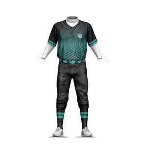 Uniforme de Béisbol Transpirable de Alta Calidad para Equipos Deportivos, Tallas Grandes, Colores y Logotipos Personalizables, Precio al por Mayor - Product Image 1