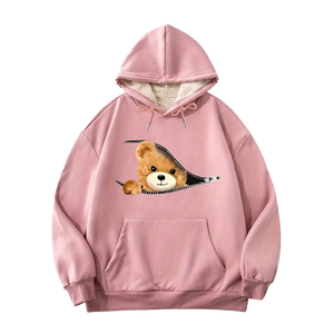 เสื้อฮู้ดดี้ผ้าฟลีซคอตตอน 100% คุณภาพสูง ขายส่ง แบบหนา ทรงโอเวอร์ไซส์ มีซับใน สำหรับผู้ชาย สไตล์สตรีทแวร์ ฤดูหนาว แบบเปล่าสำหรับงานซับลิเมชั่น - Product Image 5