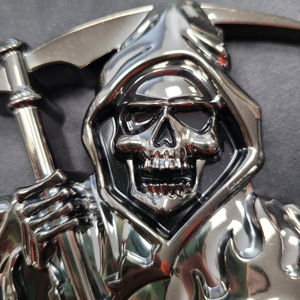 Plastic ABS Reaper 3D Decal Badges Motorcycle <b>Car</b> <b>Sticker</b> - Product Image 2