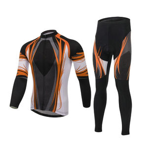 Ropa personalizada OEM para ciclismo, uniforme para hombre, fabricantes de ropa al por mayor, uniforme con pechera de ciclismo, uniforme de ciclismo transpirable cómodo - Product Image 2