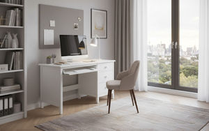 Bureau de direction moderne en bois de hêtre, pin et MDF avec finition NC, design portable et mobile, respectueux de l'environnement, fabriqué au Vietnam - Product Image 3