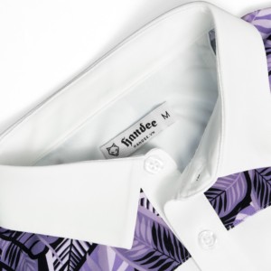 Camisetas Deportivas de Golf para Hombre, de Secado Rápido, Elásticas, Personalizables con Logotipo, Tejido de Poliéster y Elastano, con Estampado y Protección UV, OEM/ODM - Product Image 2