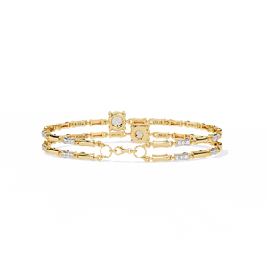 Fabulosa Pulsera y Brazalete de Diamantes Cultivados en Laboratorio en Oro de 18K, Accesorio de Joyería de Lujo - Product Image 3