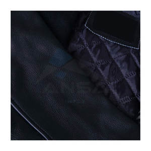 แจ็คเก็ตเบสบอลวาร์ซิตี้ผ้าขนสัตว์สำหรับผู้ชายสั่งตัด แฟชั่นล่าสุด สไตล์ไฮสตรีท คอตั้ง แขนยาว สำหรับฤดูหนาว - Product Image 4