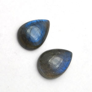 Labradorite naturelle 20x15mm Cabochon poire 15.2Cts dos plat haute qualité pierres précieuses en vrac fabrication de bijoux grossiste fabricant - Product Image 2