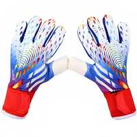 Guantes protectores de dedos de cuero para niños y adultos Guantes de portero de fútbol antideslizantes resistentes Color grueso