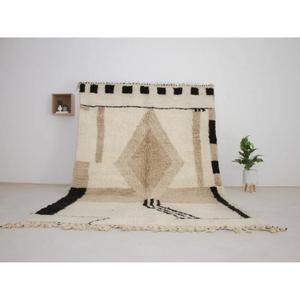 Tapis marocains faits main en laine, authentiques tapis berbères, laine naturelle, artisanat artisanal, taille et couleurs personnalisables, haute qualité - Product Image 3
