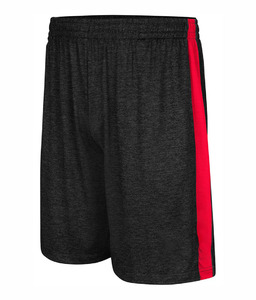 Short athlétique personnalisé de grande taille fermeture à cordon de serrage à rayures élastiques et respirantes en polyester et coton - Product Image 3