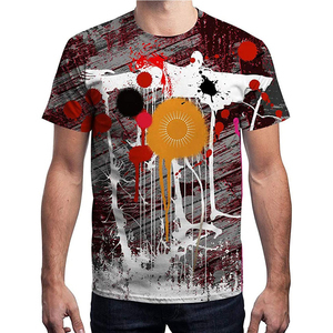 Camiseta de Verano para Hombre, Sublimada, con Logotipo Personalizado, Transpirable, Ligera, Informal, Deportiva, de Primera Calidad, Manga Corta - Product Image 3