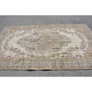 Alfombra Turca Vintage, Alfombra Grande de 5.2x9.1 pies, Alfombra Marrón Rosa Estilo Suroeste - Product Image 3