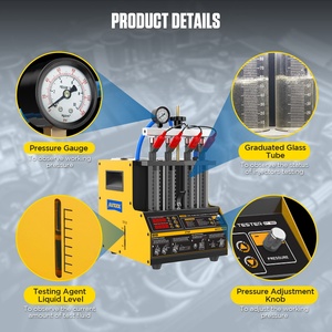 AUTOOL CT160 Nettoyeur et testeur d'injecteurs de carburant, outil de diagnostic automobile, machine de nettoyage d'injecteurs 220V 110V - Product Image 4