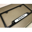 Narrow Top <b>LED</b> License Plate Frames Car <b>Number</b> Plate Holder with Aluminum Finish for Car Decoration Compatible with Tesla Ford - Product Image 6