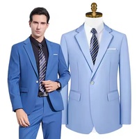 Costumes d'Affaires Classiques pour Homme Veste de Mariage Formelle Tuxedo de Marié Blazer Costume Homme