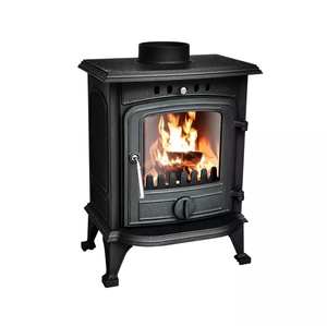 Estufa de leña, estufa de leña sin humo, estufa de leña independiente para interiores, calentador de espacio eléctrico con Control remoto ST - Product Image 5