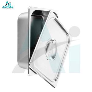 Bandeja de instrumentos de quirófano ALMAC con tapa Construcción confiable de acero inoxidable para uso profesional - Product Image 2