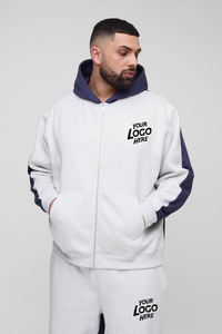 Chándales Deportivos Unisex Casuales de Algodón 100% Ecológico, Transpirables, de Secado Rápido, con Capucha, Personalizables con Logotipo para Hombre - Product Image 3