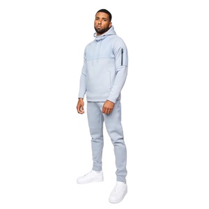 Custom Logo Casual <b>Mens</b> <b>Trousers</b> <b>Elastic</b> Waist Casual Sweat Sweatpants Loose Fit Straight Leg Plain Jogger PantsBreathable - Product Image 3
