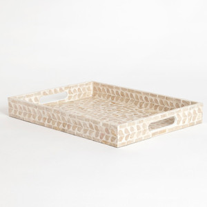 Adorable nacre plateaux de service meilleure vente vadrouille coquillages plateaux pour vaisselle décor à la maison hôtel Restaurant fabriqué au Vietnam - Product Image 1