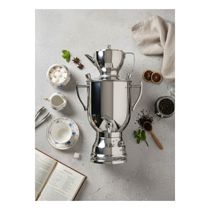Samovar électrique professionnel en acier inoxydable de 8 litres, 2500 W, urne à thé isotherme - Product Image 2