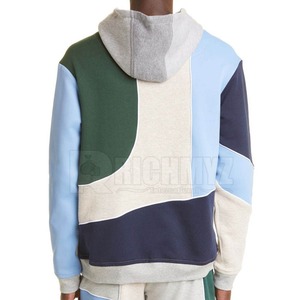 Sudaderas con Capucha para Hombre en Bloques de Color al por Mayor, Última Moda, Sudaderas Personalizadas con Capucha para Hombre, Ropa Urbana, Sudaderas con Capucha de Panel de Talla Grande - Product Image 3