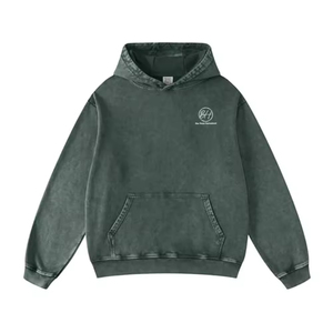 Sudaderas con capucha de secado rápido, transpirables, básicas, con lavado ácido para hombre, impresión de logotipo personalizada, alta calidad, precio económico, sudaderas con capucha para hombre con lavado ácido. - Product Image 6