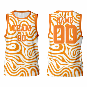 Camiseta de Baloncesto Personalizada Unisex de Talla Grande con Número Bordado, Diseño de Malla Vintage y Nombre del Jugador Personalizado - Product Image 4