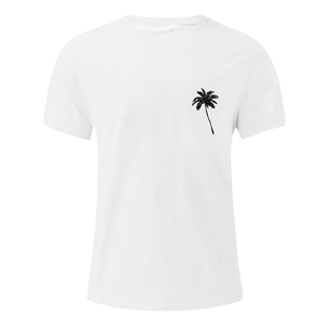 OEM Diseño de logotipo personalizado Hombres Mujeres 100% Algodón Azul claro Camiseta de gran tamaño O-cuello de manga corta Casual Sólido Tallas grandes ODM - Product Image 5