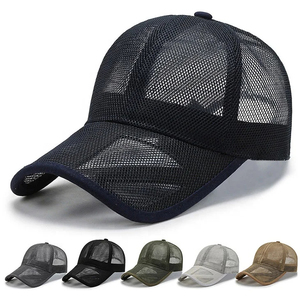 Nouveau pays personnalisé camionneur casquette de filet de Baseball lavage à l'acide Nylon couleur Sport camionneur chapeau en vrac Streetwear pleine maille casquette de Golf - Product Image 6